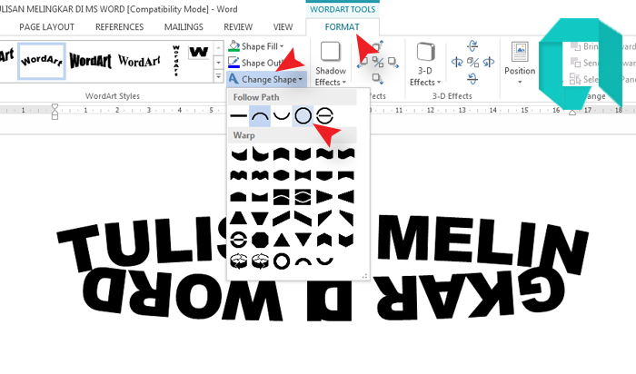 Cara Membuat Tulisan Melingkar Di Ms Word Paling Mudah