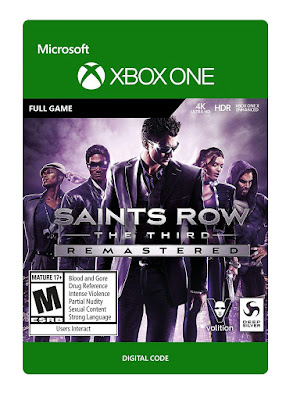 Saints Row The Third Remastered Game Cover Xbox One