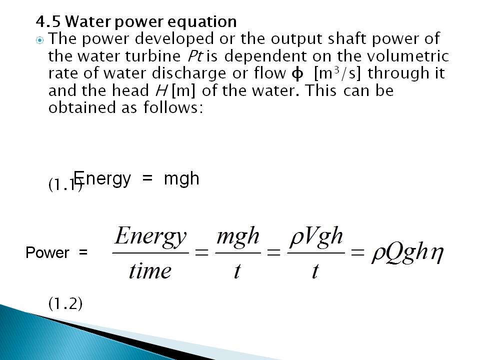 ELECTRICAL POWER PLANTHYDROPOWER, Lecture notes Energy FAQs And
