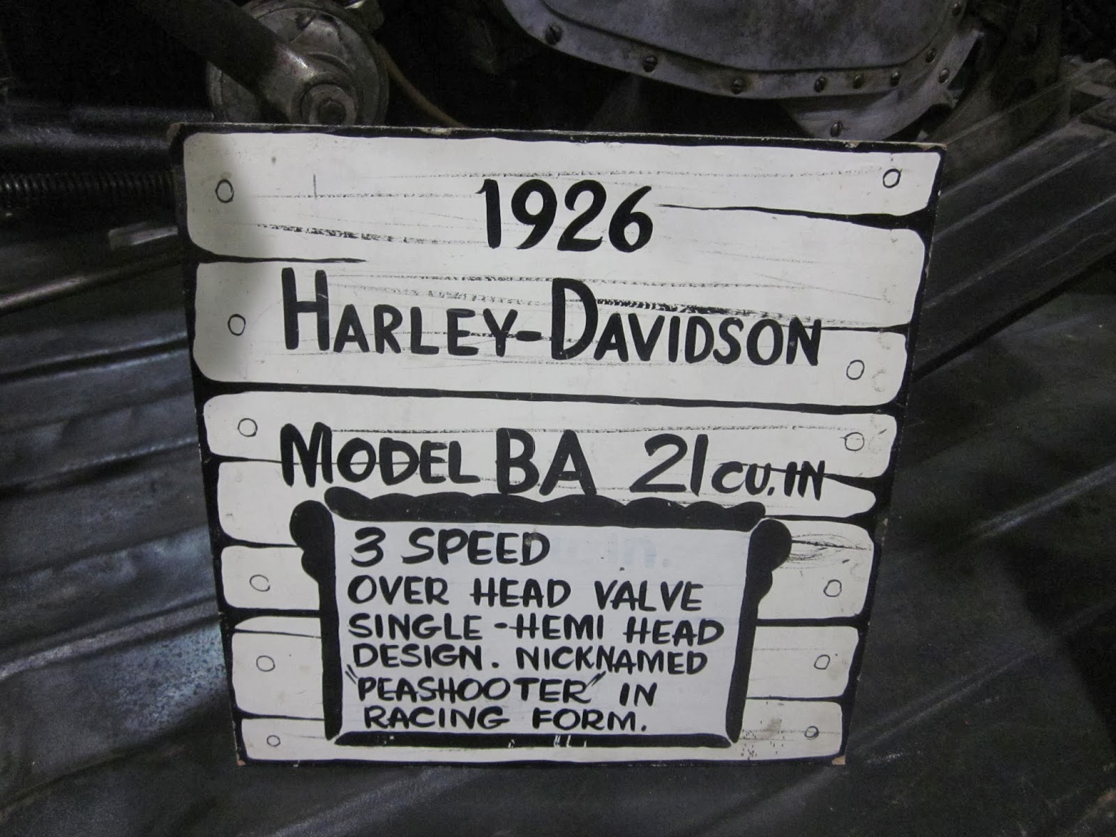 OldMotoDude 1926 Harley Davidson Model BA Nicknamed "Peashooter" in