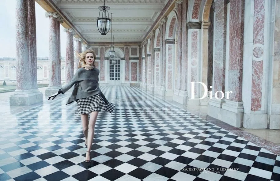 Dior campaign at Chateau de Versailles