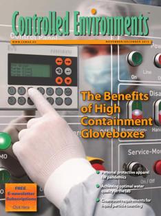 Controlled Environments 2015-07 - November & December 2015 | ISSN 1556-9268 | TRUE PDF | Bimestrale | Professionisti | Tecnologia | Sicurezza | Antinfortunistica
Controlled Environments is a leading source of information on contamination prevention, detection, and control for cleanrooms and critical environments. Controlled Environments provides relevant and timely content on trends, technology, and applications for controlled environments professionals. Controlled Environments covers everything from pure, materials to protective packaging, from state-of-the-art facility construction through day-to-day cleaning and control challenges that affect quality and yield. The Buyer's Guide provides a single-source listing of vendors, products, equipment, services, and supplies for microelectronics, pharmaceutical, and life science industries