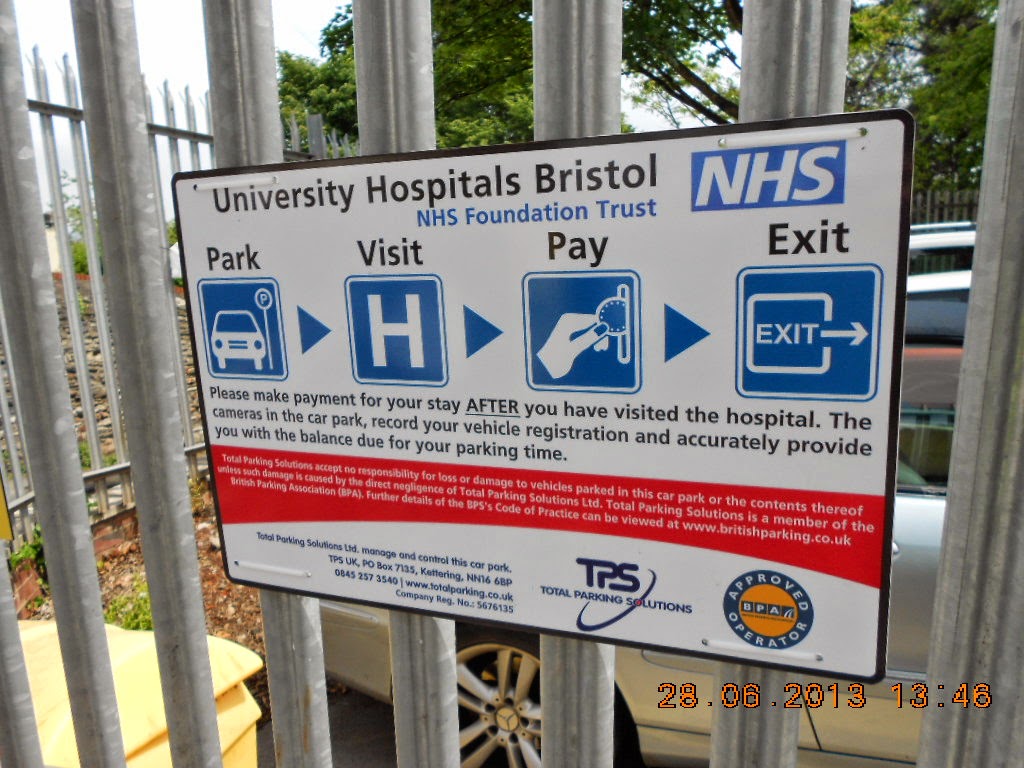 Parking Prankster Bristol Eye Hospital is this how a paid for car