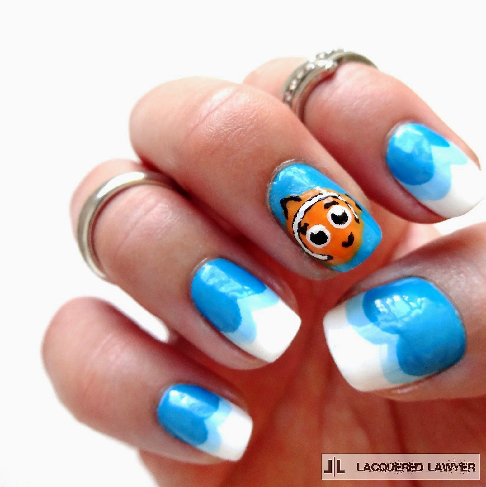 Lacquered Lawyer Nail Art Blog Finding Nemo Nails