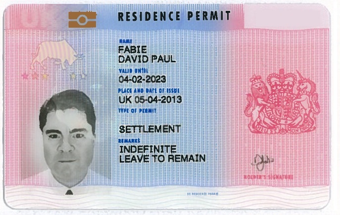Как выглядит вид. Вид на жительство Великобритания. Residence permit. Residence permit United Kingdom. Вид на жительство Британия.