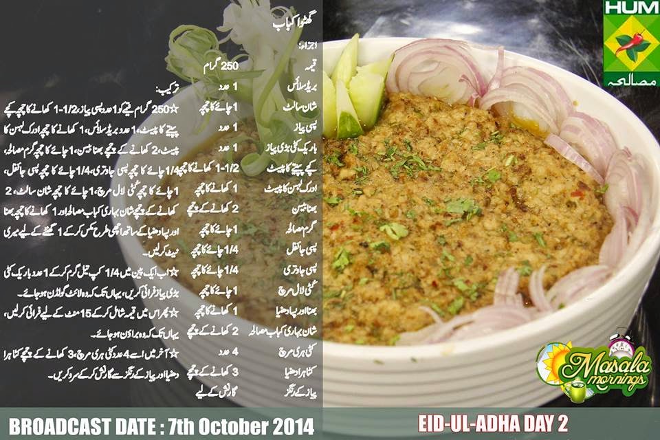 Bihari Kabab Masala Recipe By Shireen Anwer Masala Mornings with Shireen Anwer: Ghutwa Kabab