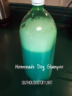 ourhousestory.net: Homemade Dog Shampoo