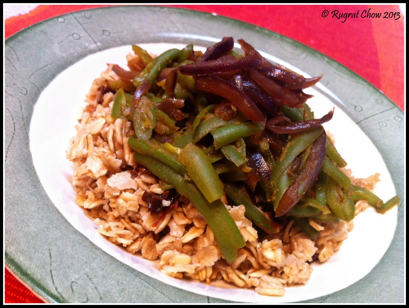 A Whole Food Life Savory Oats w Green Beans