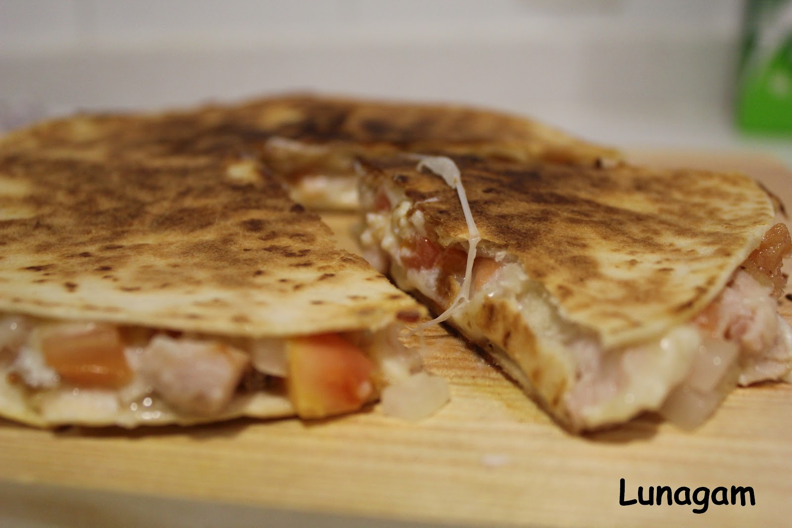 Las gambas también cocinan Quesadillas