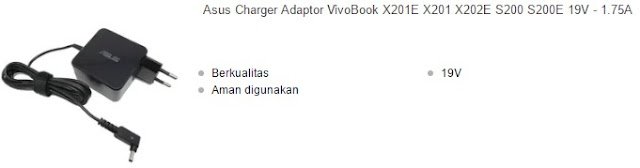  Charger atau adaptor adalah perangkat utama yang penting bagi pengguna laptop Harga Charger Laptop Asus Original Terbaru 2018