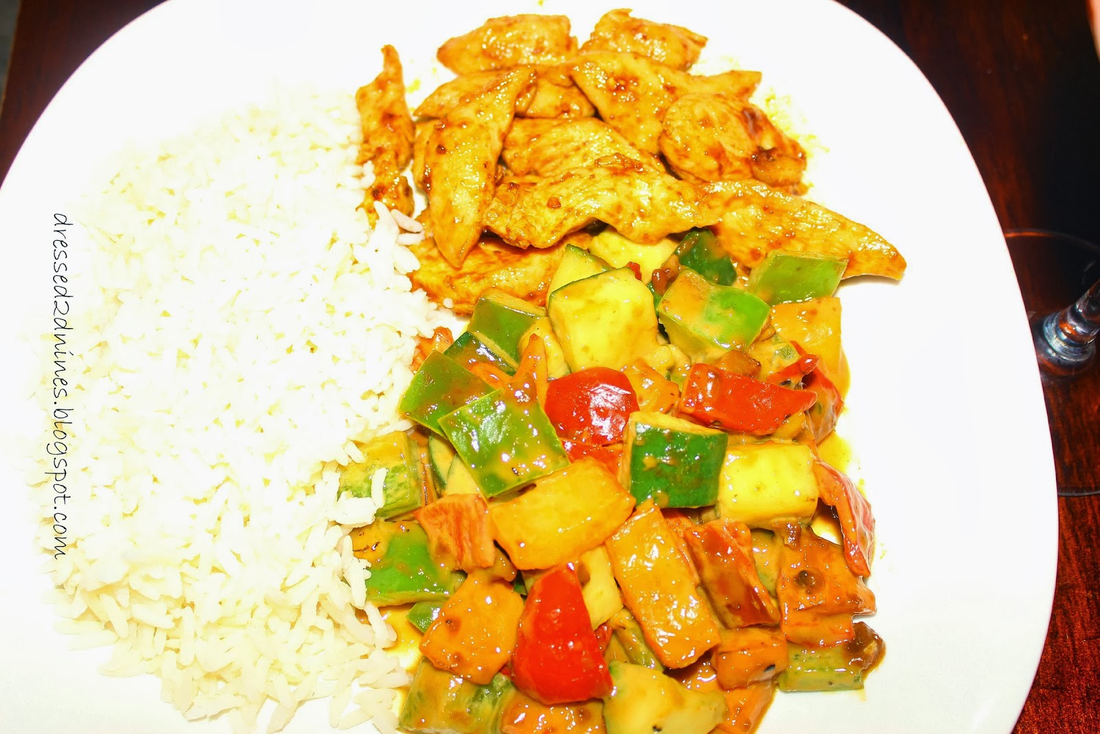 Dressed Food I love Vegetable Peanut Butter Stir fry