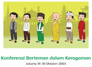 anak dari banyak sekali penjuru Nusantara saling bertemu dan berkenalan di Jakarta pada tanggal Konferensi Berteman dalam Keragaman