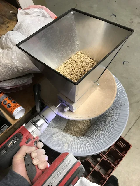 how to connect a drill to a mill