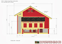 chicken plans coop m103 amish building construction op build perspective completed