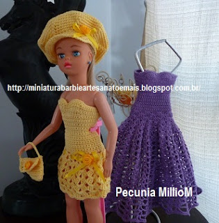 Roupa de Crochê Para a Boneca Susi Por Pecunia MillioM