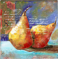 pear pears painting fruit watercolor paintings funny martha lever amazing marthalever yawner acrylic jour du mixed collage still dumplings mincemeat
