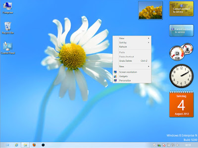 Enable Gadgets on Windows 8 - Win8 Gadget Pack
