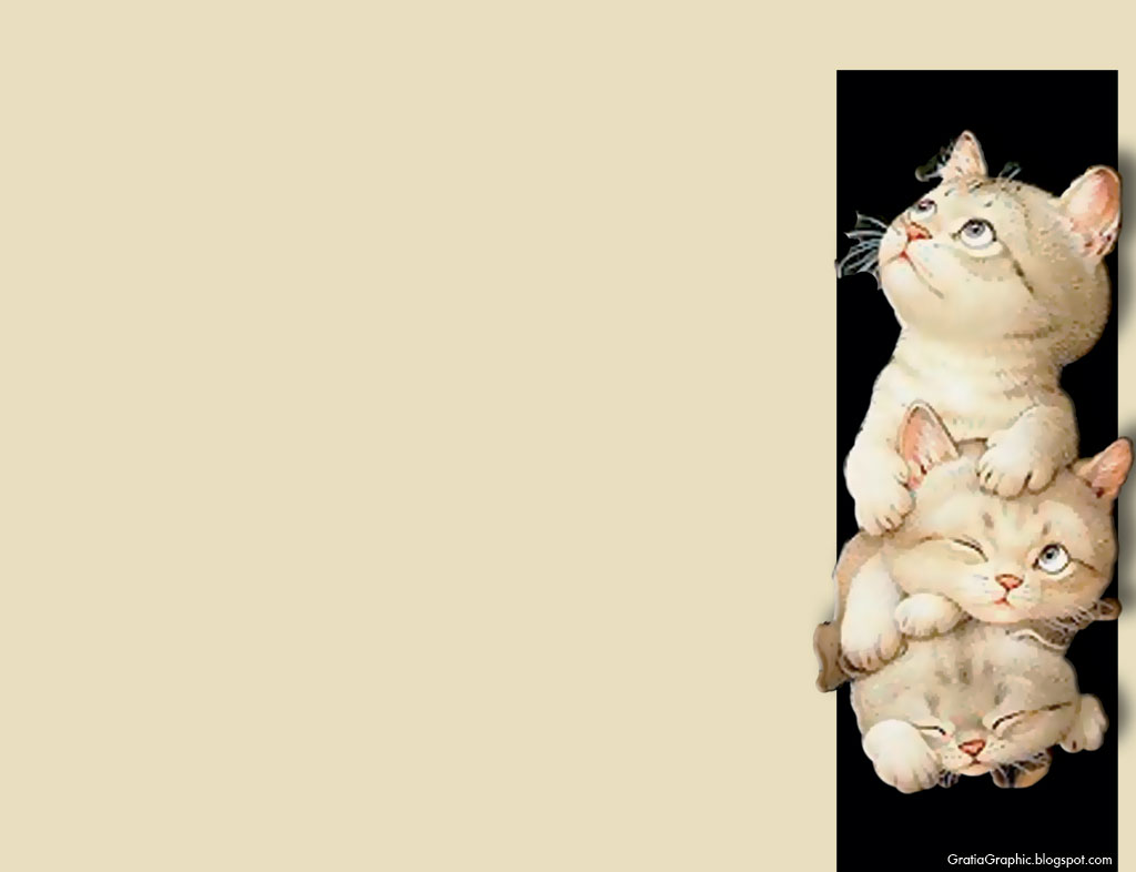 Gratia Graphic Cute Cats Background