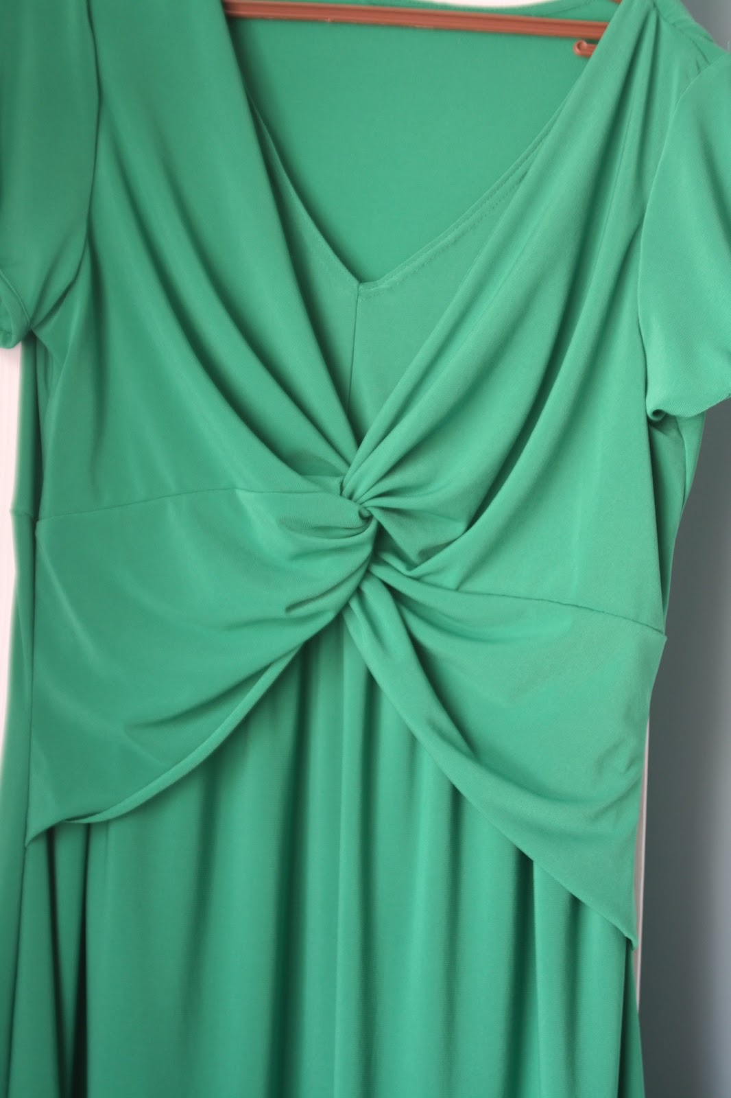 Get My Stitch On But Not a Real Green Dress, that's Cruel!