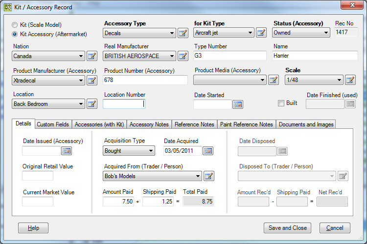 ALPHAmodelismo.pt Suisoft KitBase Scale Model Database