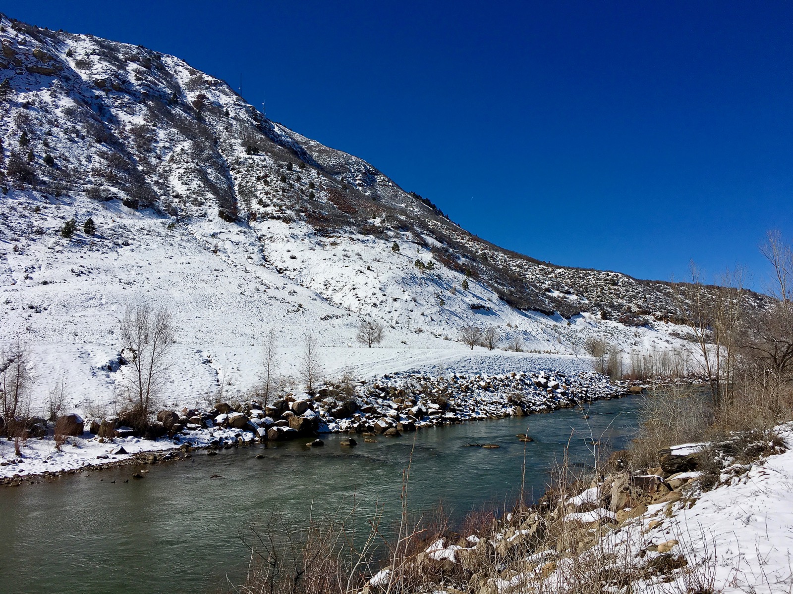 Impression Evergreen Rio de las Animas River of Lost Souls