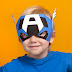 Máscara del Capitán América para imprimir gratis.