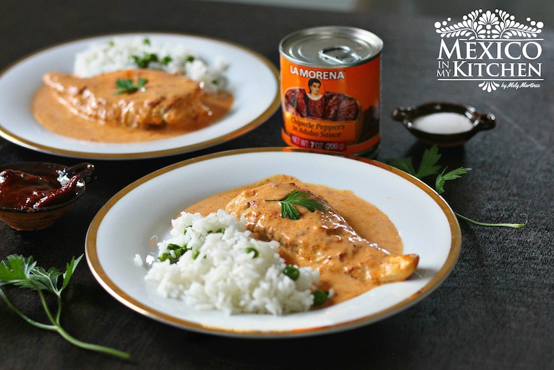 Mexico in My Kitchen Creamy Chipotle Chicken Breast Authentic Mexican