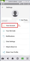 how to deactivate kik account on mobile