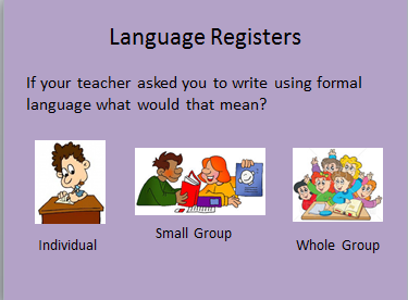 kid friendly definition of formal language