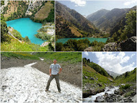 Hiking to Timur-dara Lake, Karatag Gorge, Mountains of Tajikistan