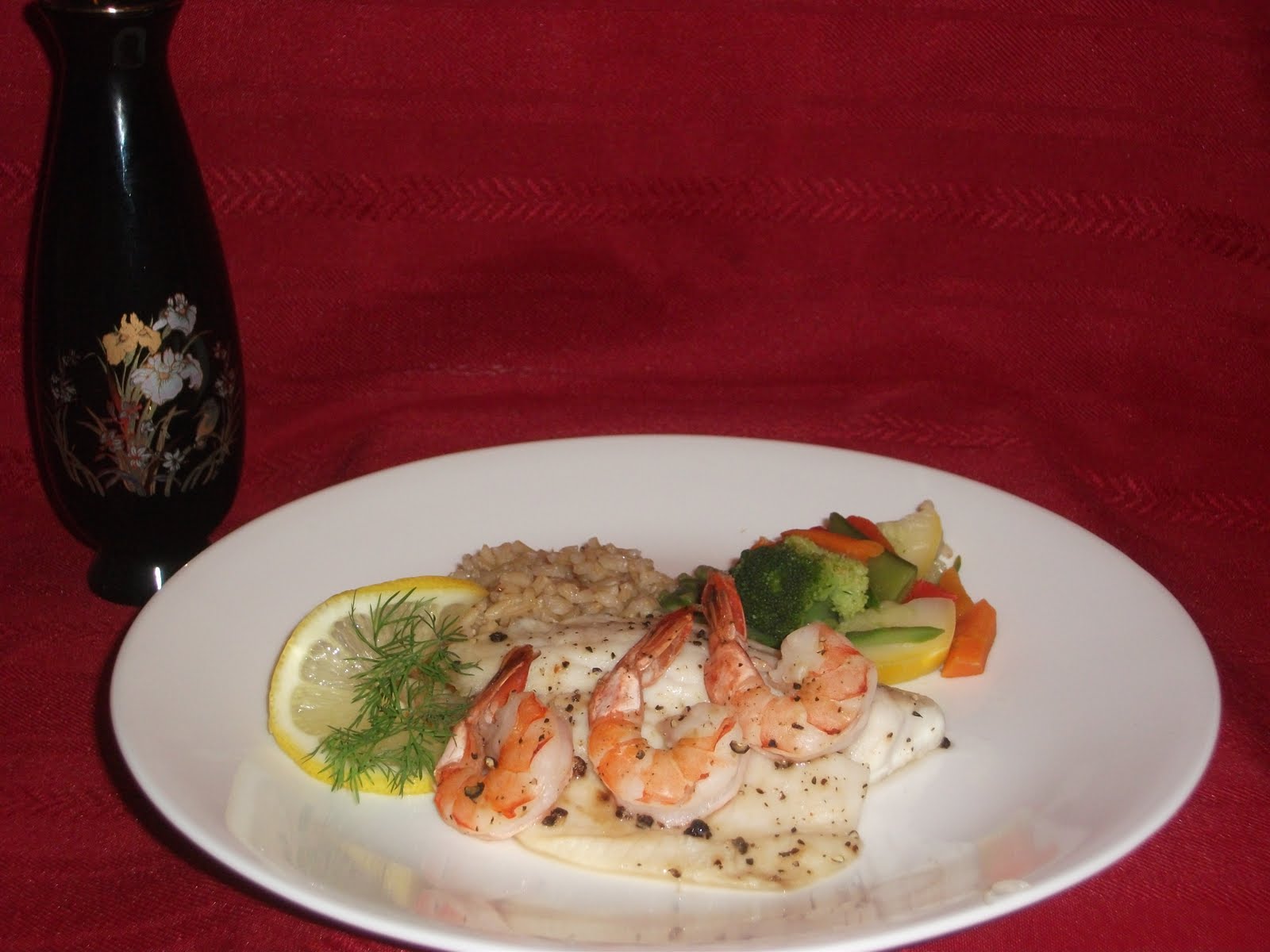 G's Knife and Fork Baked Tilapia & Shrimp