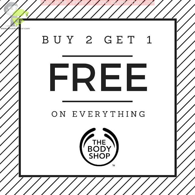 The Body Shop Kuwait Buy 2 Get 1 Free SaveMyDinar Offers, Deals