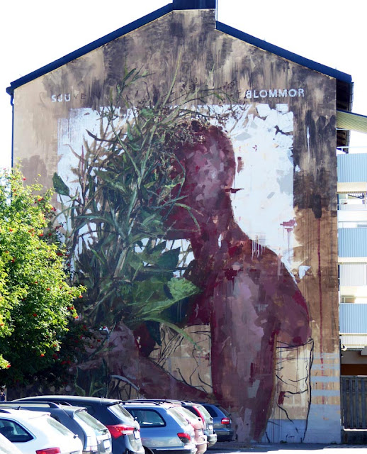 Nordic countries are booming with Street Art this summer and the latest artist to visit Northern Europe is Borondo.
