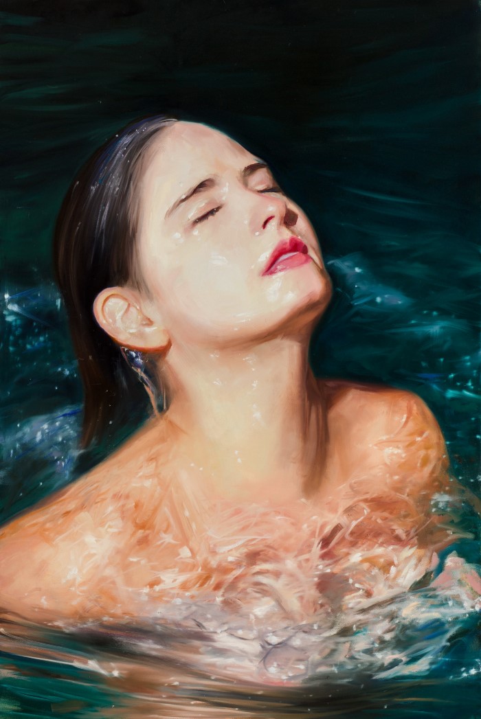 Reisha Perlmutter В воде и под водой.