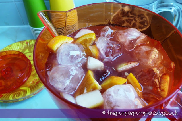 Virgin Sangria, non-alcoholic cocktail