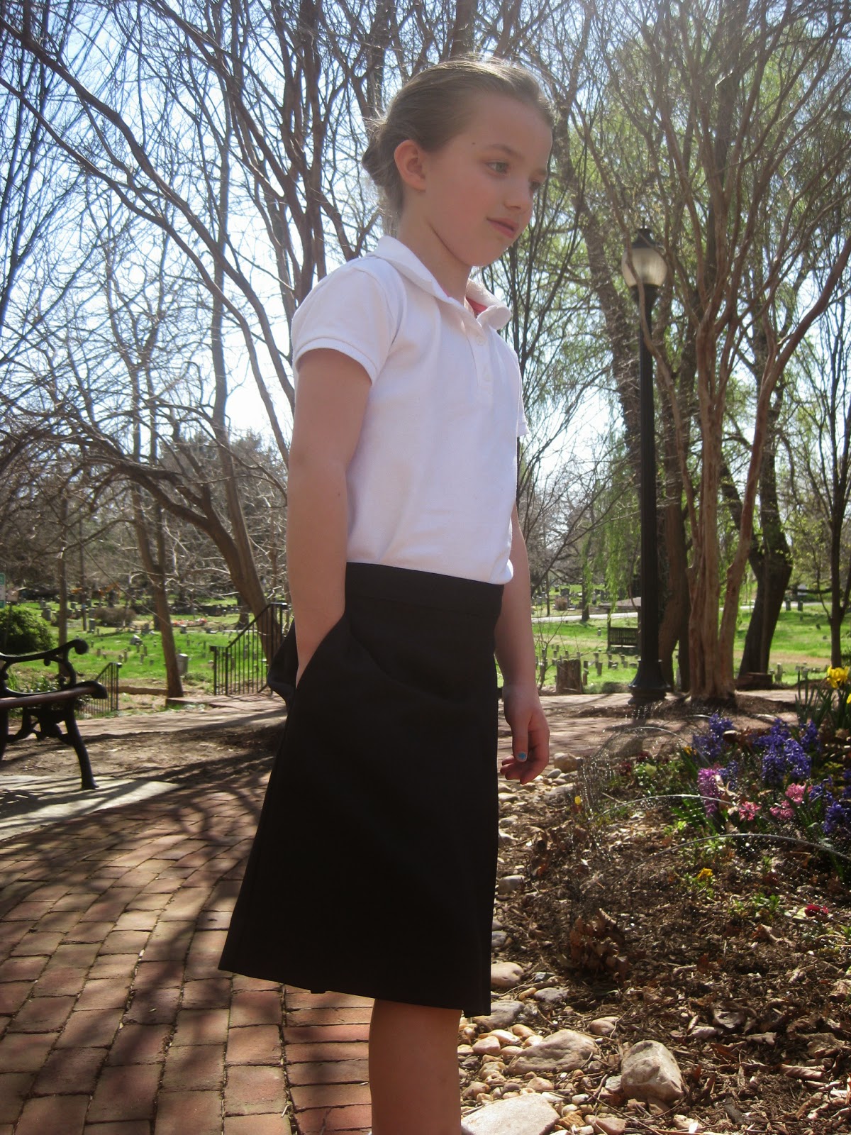 Uniform Mom Schoolbelles Side Pleat Skort, a Review