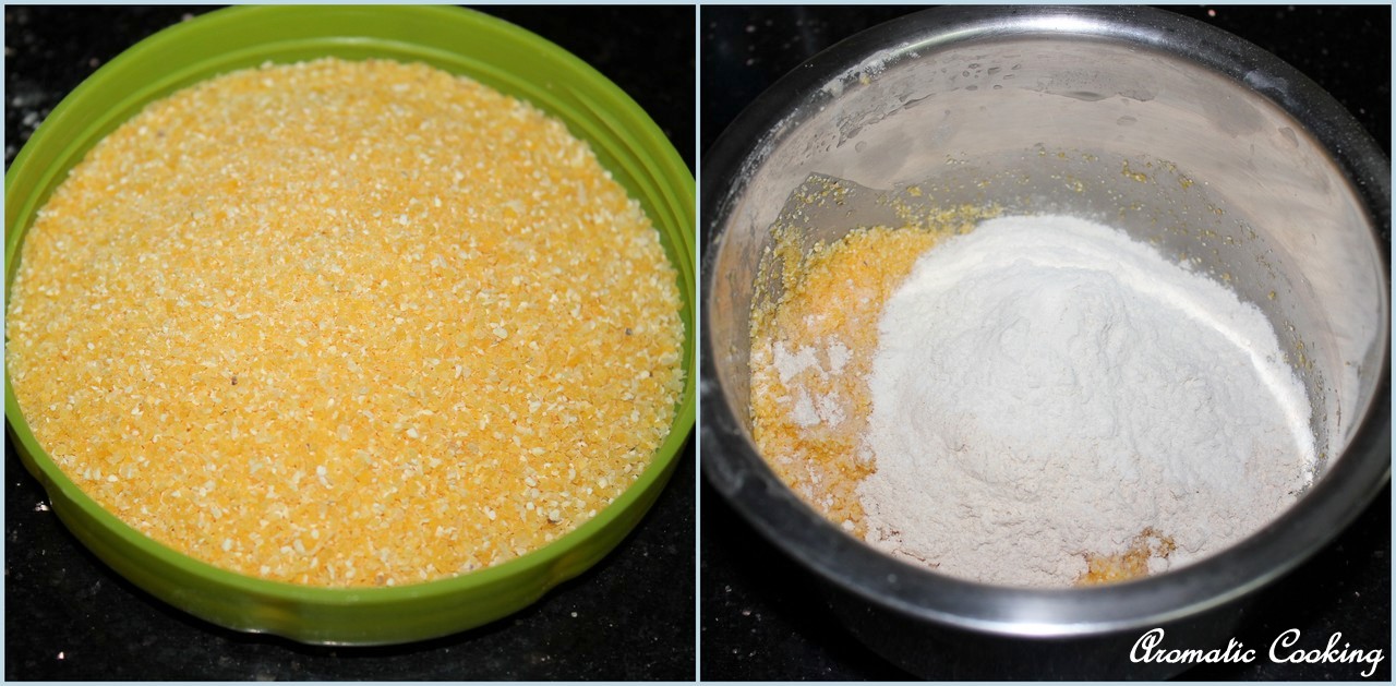 Aromatic Cooking Corn Rava Dosa