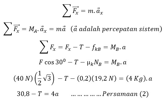 Contoh Soal Hukum Newton