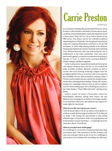 JEWELRY BY JENNY DAYCO: Carrie Preston from True Blood in My Earrings!