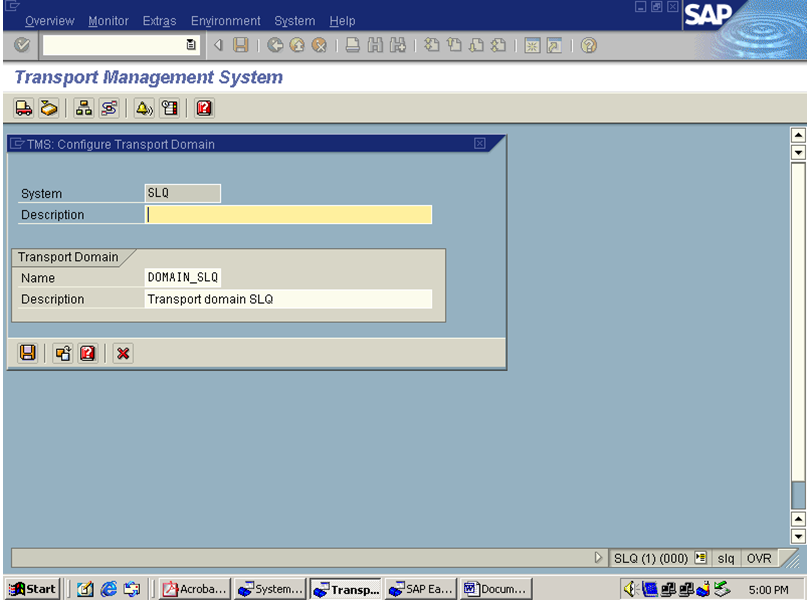 Sap Transport Management System Configuration