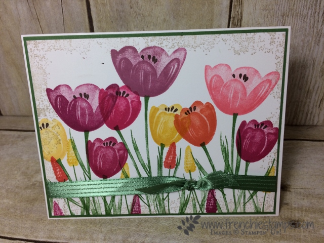 Tranquil Tulips, Stampin'Up! Easy Stamping.