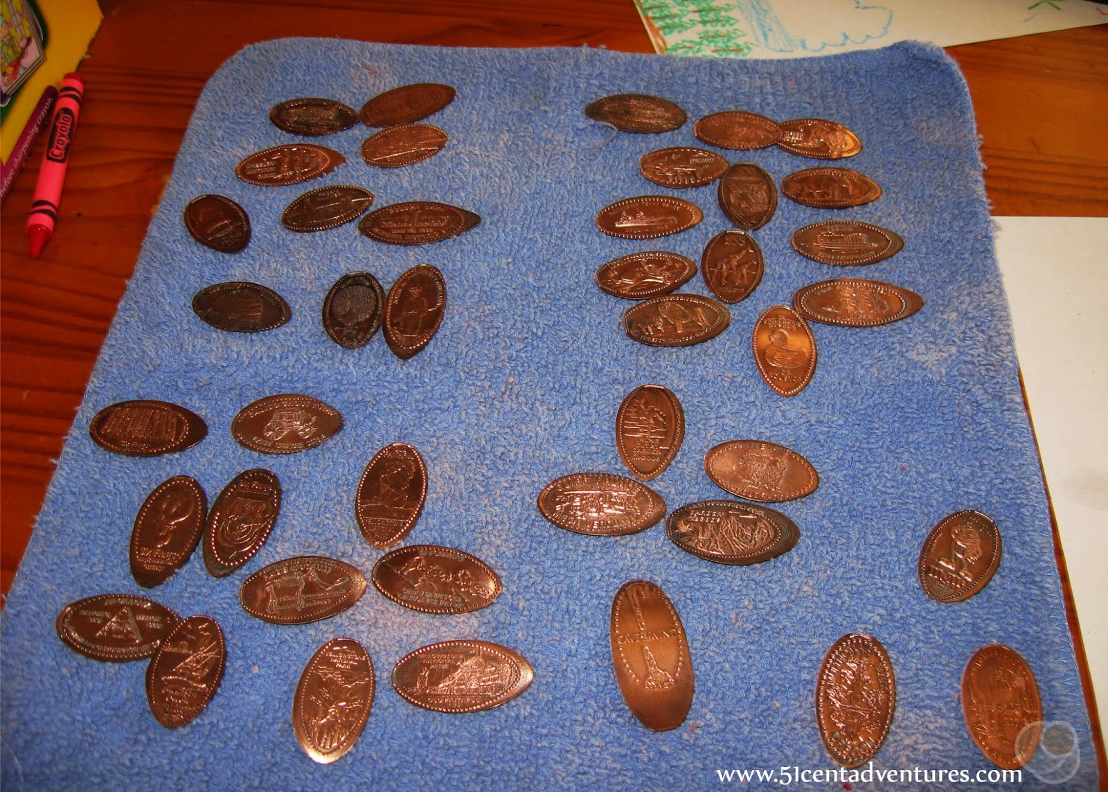 51 Cent Adventures How to Make a Pressed Penny Display