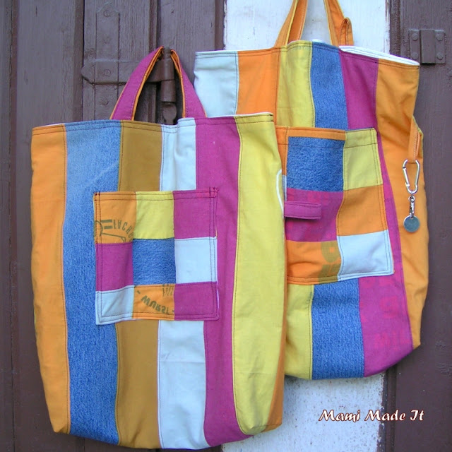 Dyed Shopping Bags - Gefärbte Einkaufstaschen