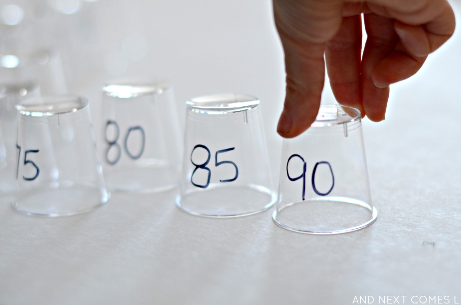 DIY Math Cups And Next Comes L Hyperlexia Resources