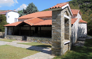 ο ναός του αγίου Νικολάου στο μουσείο Μακεδονικού Αγώνα του Μπούρινου