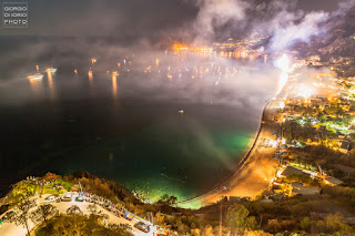 festa di San Michele a Sant'Angelo, Antiche tradizioni dell' Isola d' Ischia, foto fuochi d'artificio Ischia, Foto di Ischia, foto Ischia, processione via mare di San Michele,