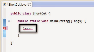 Selenium-By-Arun: 158. Using shortcuts for System.out.println ...