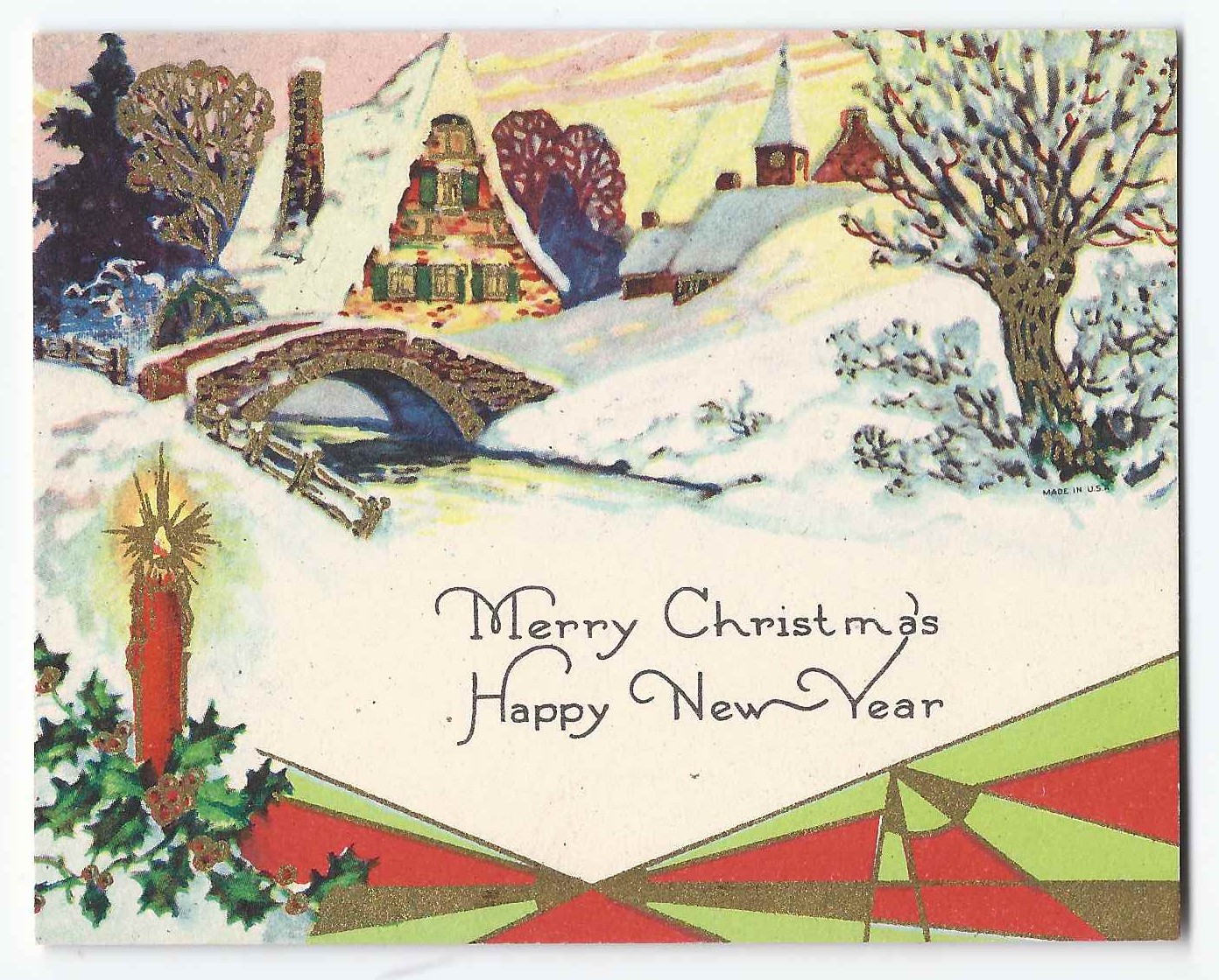 Heirlooms Reunited Two Greeting Cards Sent to Lawrence W. Strout at