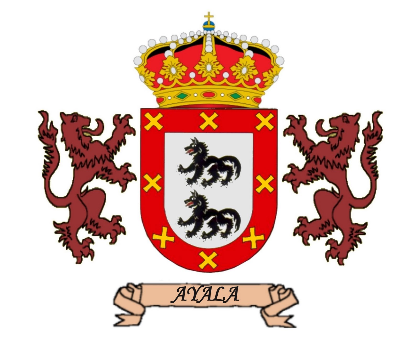 Apellidos y Escudos: Ayala