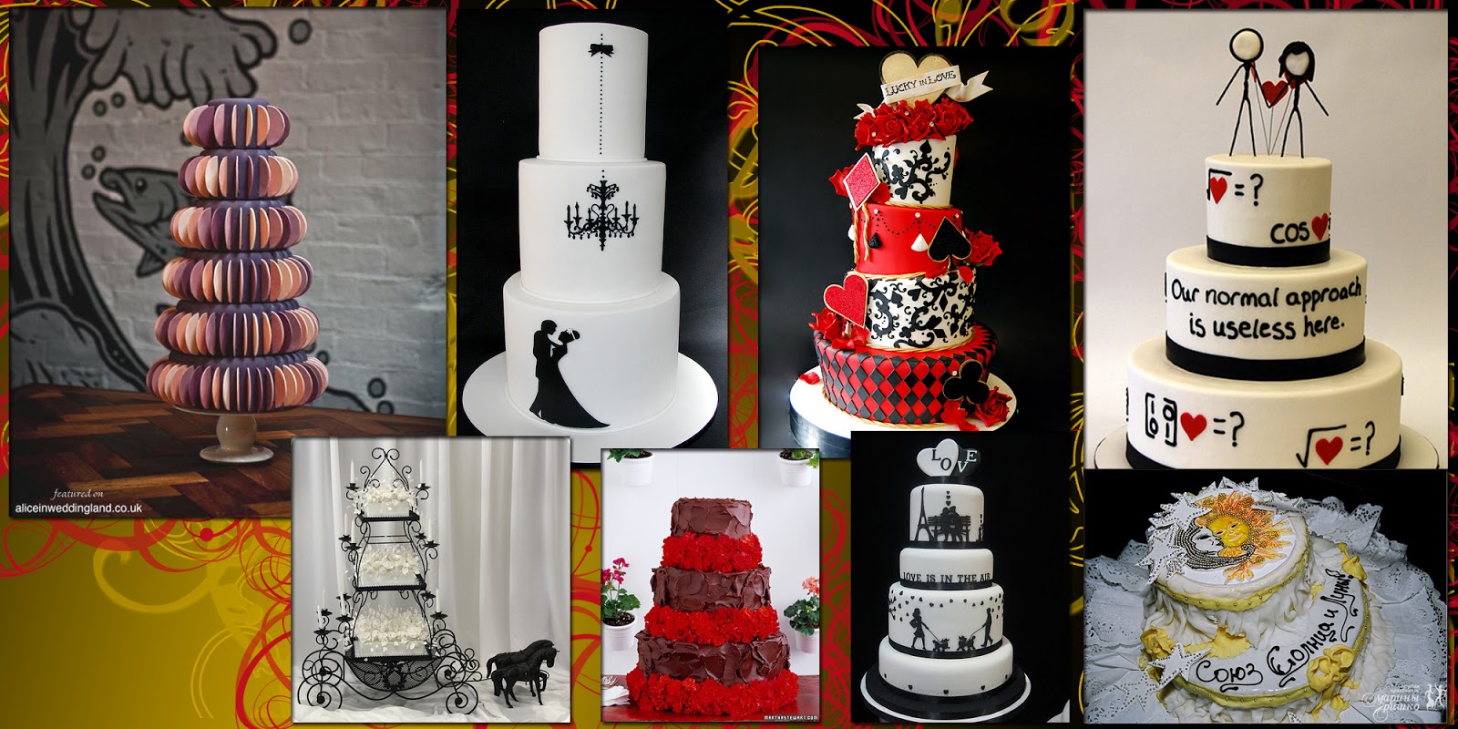 Wedding ideas: Необычные свадебные торты